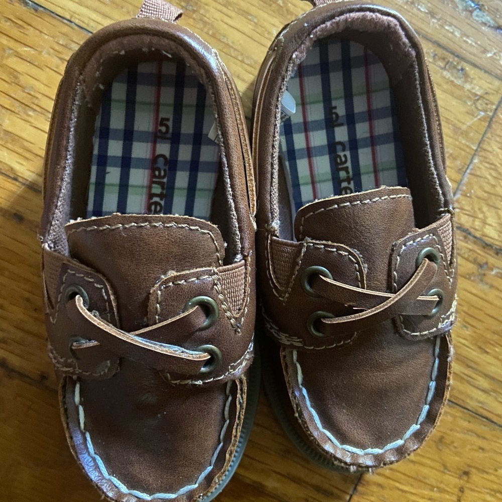 Carters Toddler Boy Boat Shoes (Size 5)